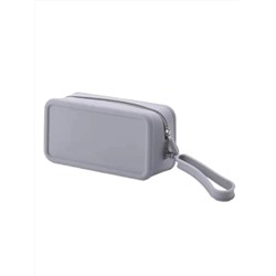 Kristaller Косметичка женская силиконовая, прямоугольная, серый 27844