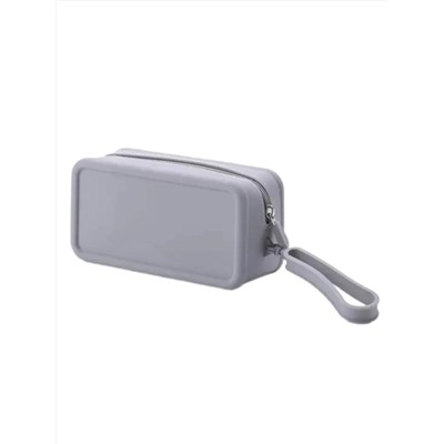 Kristaller Косметичка женская силиконовая, прямоугольная, серый 27844
