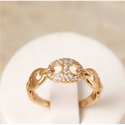 Кольцо позолота  Н01-8901 размер 17  17,5 18 18,5 19