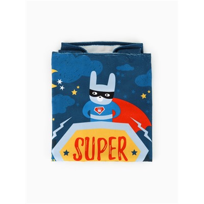 Полотенце - пончо детское махровое LoveLife Super Hero, 60×120 см, 300 г/м², синее