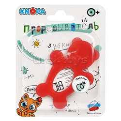 Массажер силиконовый для десен (прорезыватель зубной) "Мишка"
