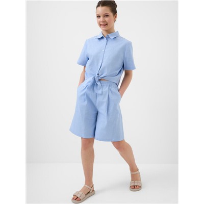 Комплект текстильный для девочек: рубашка, шорты