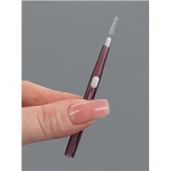 Щеточка для бровей и ресниц, 2в1, 7 см, МИКС