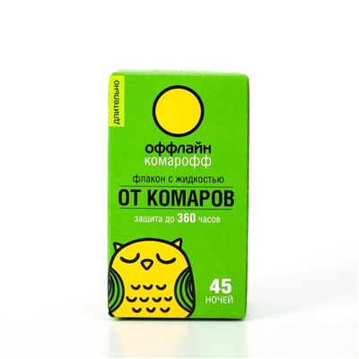 Дополнительный флакон-жидкость от комаров «Комарофф», без запаха, 45 ночей