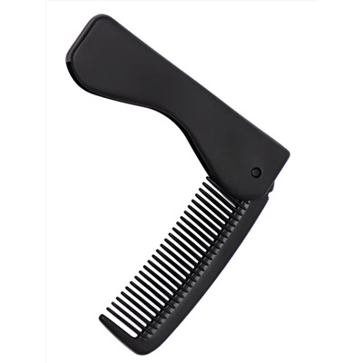 Rama Rose Расческа-гребень складной для волос, усов и бороды, пластик, 17,8 см 24504