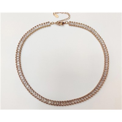 Колье с цирконами