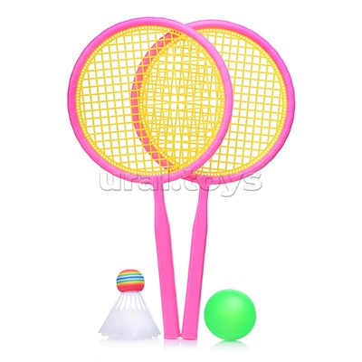 Набор игровых ракеток (2 ракетки, волан, мяч)