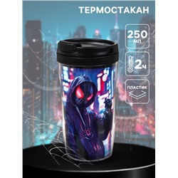 Термостакан детский со вставкой «Человек паук, город», 250 мл