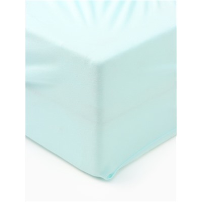 Простыня на резинке 2-спальная KUPU-KUPU, 160×200+20 см, ментол, трикотаж