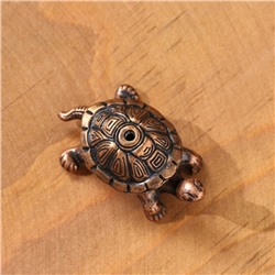 Подставка для благовоний TAKE IT EASY «Черепаха», 4×1.8 см, медная
