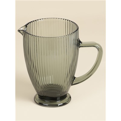 Кувшин SL Home «Модерн», 1.2 л, 19.5×13×18.5 см, стекло, графитовый