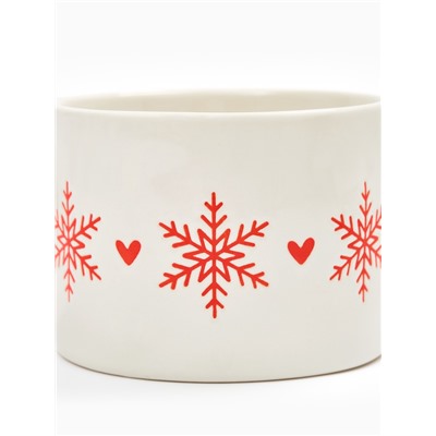 Кружка новогодняя керамическая «Зимняя романтика», 320 мл, ручная работа