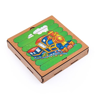 Пазлы-палочки "Транспорт" дер.