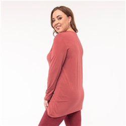 Туника, трикотаж, малиновый