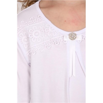 Джемпер Виринея длинный рукав детский (Белый)