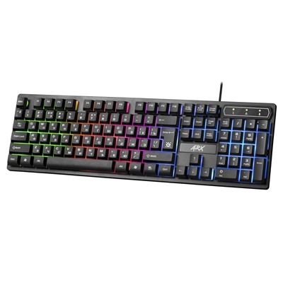 Клавиатура Defender Arx GK-196L мембранная игровая с подсветкой USB (black)