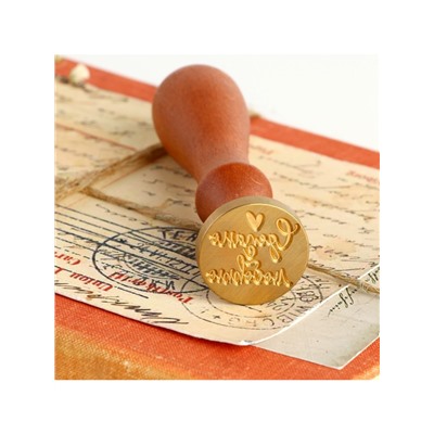 Сургучная печать «Сделано с любовью», 12.5×4×4 см