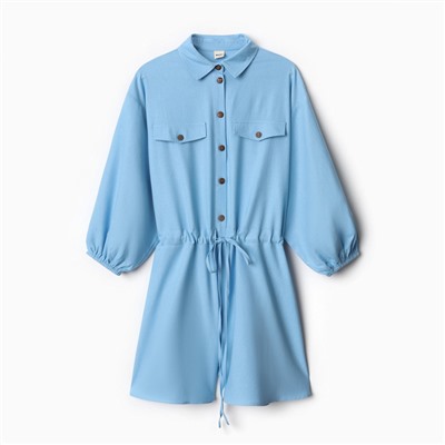 Комбинезон женский Minaku: Casual Collection, голубой размер 48