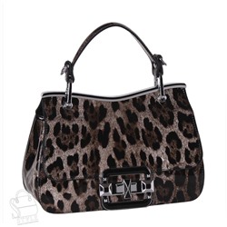 Сумка женская кожаная 6061Q leopard brown Polina&Eiterou