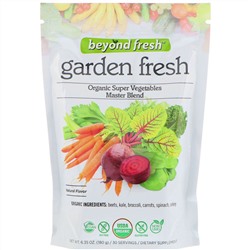 Beyond Fresh, Свежесть сада, эталонная смесь органических суперовощей, натуральный вкус, 180 г
