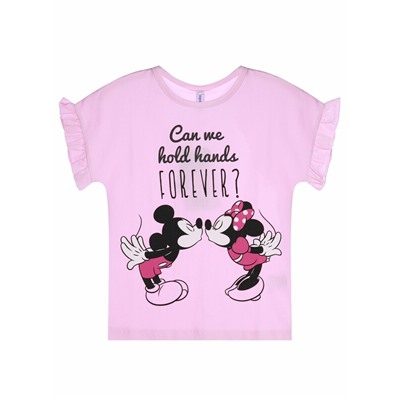 Фуфайка трикотажная для девочек (футболка)