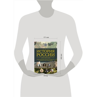 Эксмо Наталья Феоктистова "История России. Визуальная энциклопедия в иллюстрациях, картах и инфографике"