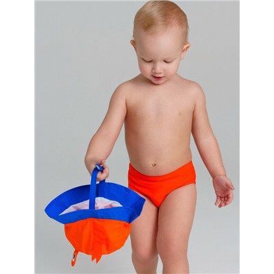 Комплект детский для мальчиков: плавки трикотажные, панама текстильная