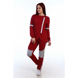 Костюм спортивный Эдит красный