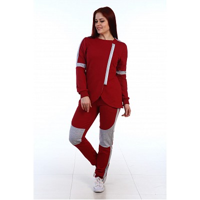 Костюм спортивный Эдит красный