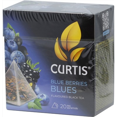 CURTIS. Blue Berries Blues (пирамидки) карт.пачка, 20 пирамидки