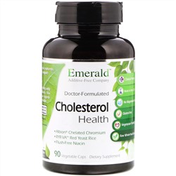 Emerald Laboratories, Cholesterol Health, 90 капсул в растительной оболочке