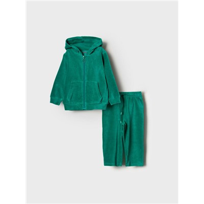 Комплект детский трикотажный для девочек: толстовка, брюки