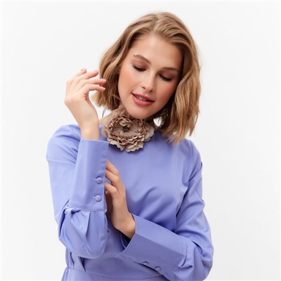 Платье мини женское MINAKU: Silk pleasure, сиреневое, размер 48