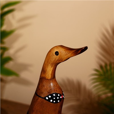 Сувенир «Утка в купальнике», 25 см, дерево