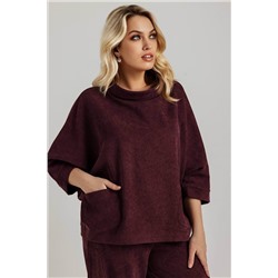 Блузка женская  4497/06/Брусничный