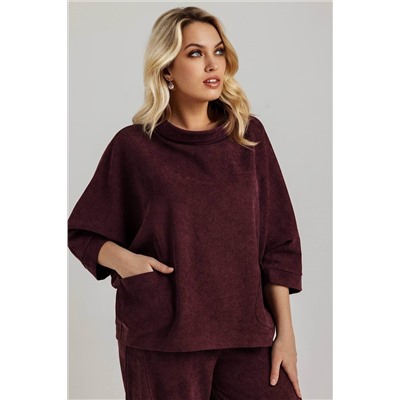 Блузка женская  4497/06/Брусничный