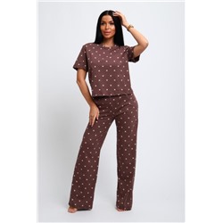 Пижама женская 309 (Коричневый)