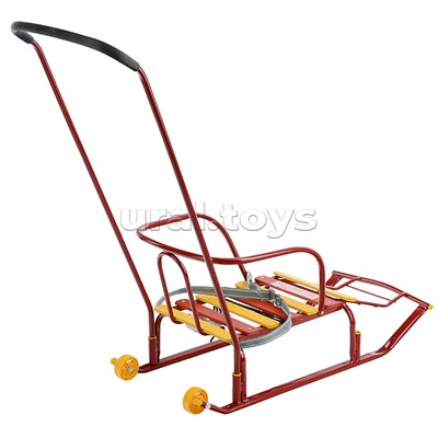 Игрушка. Санки детские "Тимка 5 комфорт+" (красный)