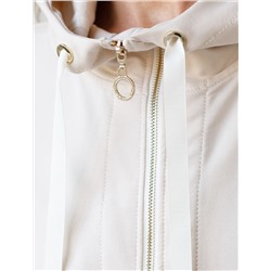 Парка из тонкого премиального футера с эластаном