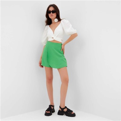 Топ рубашка женский MIST Summer time, белый, размер 48