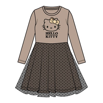 Платье трикотажное для девочек