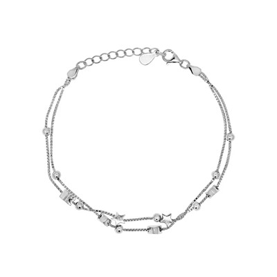 Браслет из серебра без вставки, ТФБ-97