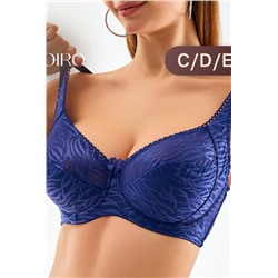 Бюстгальтер 21391 мягкий кружевной на косточках OIRO (Синий)