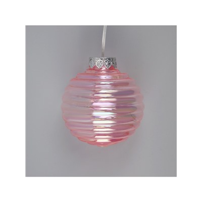 Гирлянда «Нить-гроздь» 60 см, нить прозрачная, «Красочные шары», 30 LED, 4.5 В, батарейки ААх3 (нет в комплекте), свечение тёплое белое