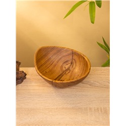 УЦЕНКА Тарелка 20×18×8 см, тиковое дерево