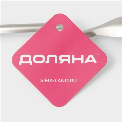 Половник из нержавеющей стали Доляна Bend, 30×9 см, цвет серебряный