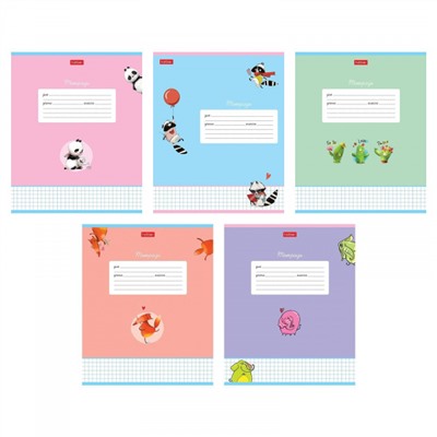 Тетрадь  12л клетка "Милые и забавные" (075835) Хатбер