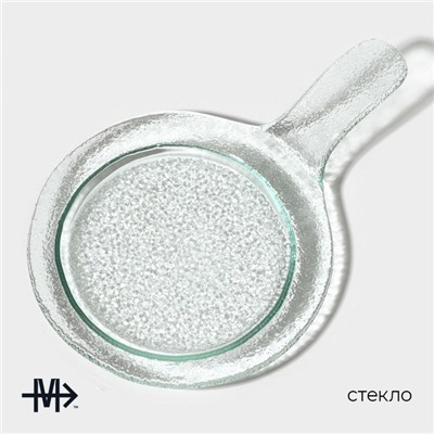 Блюдо сервировочное Magistro «Авис», 24.5×16.5×4 см, стекло