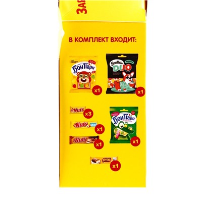 Сладкий новогодний подарок NUTS «Снеговик», детский, 442 г