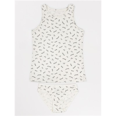 КОМПЛЕКТ ДЛЯ ДЕВОЧЕК (МАЙКА, ТРУСЫ) 447006